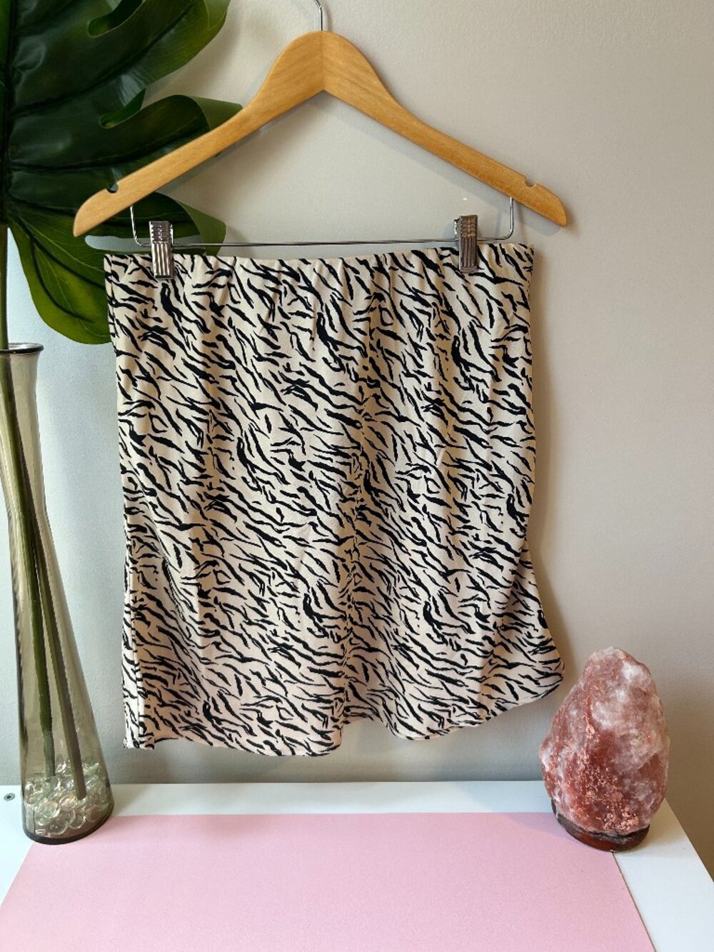 Animal Print Mini Skirt